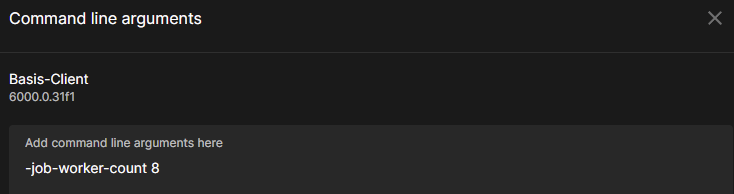 Unity Hub with launch arguments